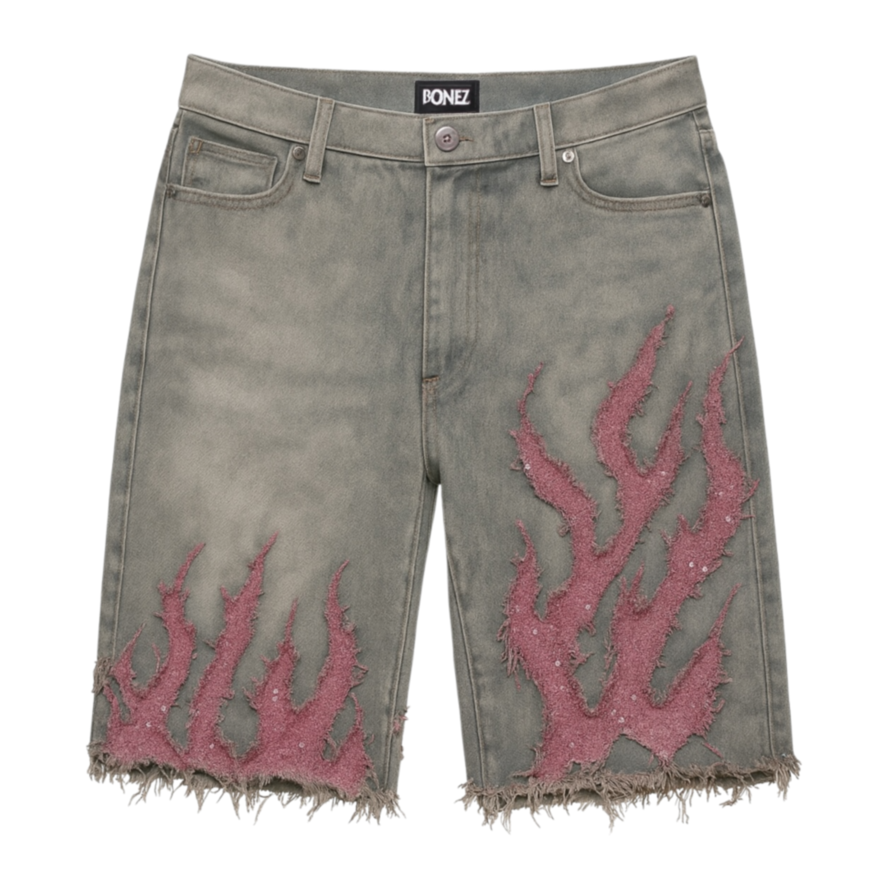 LAFLARE DENIM SHORTS